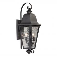 ELK Home Plus 47101/2 - Forged Brookridge 2-Light Outdoor Wall Lamp in Charcoal