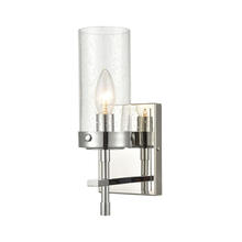 ELK Home Plus 47300/1 - Melinda 1-Light Sconce in Polished Chrome with Seedy Glass