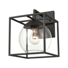 ELK Home Plus 47321/1 - Cubed 1-Light sconce in  Charcoal