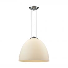 ELK Home Plus 56522/1 - Merida 1-Light Pendant in Polished Chrome with Opal White Linen Glass