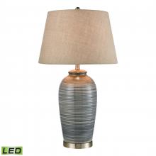 ELK Home Plus 77155-LED - Monterey 30.5'' High 1-Light Table Lamp - Blue - Includes LED Bulb