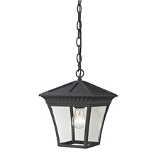 ELK Home Plus 8411EH/65 - Ridgewood 1-Light Pendant Lantern in Matte Textured Black - Medium