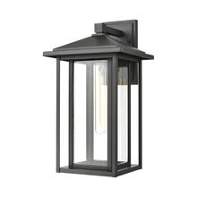 ELK Home Plus 87134/1 - Solitude 1-Light Sconce in Matte Black with Clear Glass