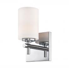 ELK Home Plus BV6031-10-15 - Barro 1-Light Vanity Lamp in Chrome with White Opal Glass