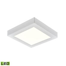 ELK Home Plus CL791334 - Ceiling Essentials Titan 5.5-inch Square Flush Mount in White - Integrated LED