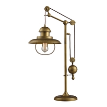 ELK Home Plus D2252 - Hamlin Adjustable Table Lamp in Antique Brass (65100-1)