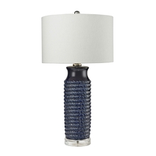 ELK Home Plus D2594 - Wrapped Rope Table Lamp in Navy Blue