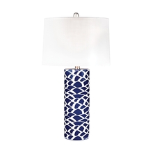 ELK Home Plus D2792 - Scale Sketch Table Lamp in Blue and White