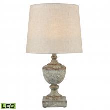 ELK Home Plus D4389-LED - Regus 24'' High 1-Light Outdoor Table Lamp - Antique Gray - Includes LED Bulb