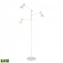 ELK Home Plus D4537-LED - Sallert 72.75'' High 3-Light Floor Lamp - White - Includes LED Bulbs