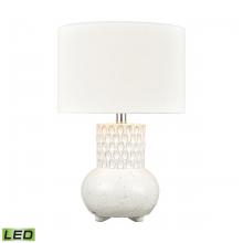 ELK Home Plus H0019-7991-LED - Delia 21'' High 1-Light Table Lamp - White - Includes LED Bulb