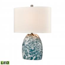ELK Home Plus H0019-8552-LED - Offshore 22'' High 1-Light Table Lamp - Blue - Includes LED Bulb