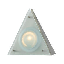 ELK Home Plus MZ901-5-16-5 - Zee-Puk Wedge w/lamp. Frosted lens / Stainless Steel finish/Triangle Shade