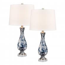ELK Home Plus S0019-9475/S2 - Cordelia Sound 30'' High 1-Light Table Lamp - Set of 2 Blue