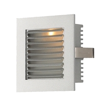 ELK Home Plus WLE-104 - Step Lt - Wall Recessed, New Const (LED) w/lamp with Louvered fplate/Grey trim