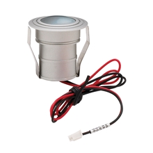 ELK Home Plus WLE122C32K-0-95 - Batwing 1-Light Button Light in Matte Aluminum with Frosted Lens - Integrated LED