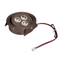 ELK Home Plus WLE123C32K-0-45 - Tiro3 3-Light Directional 31-Watt LED Downlight (without Driver) in Oiled Bronze with Clear Lens
