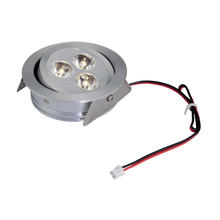 ELK Home Plus WLE123C32K-0-98 - Tiro 3-Light Directional Downlight in Brushed Aluminum with Clear Acrylic Diffuser - Integrated LED
