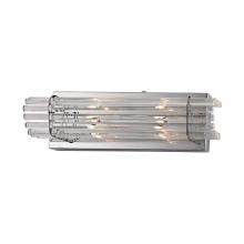 ELK Home Plus WS702-0-15 - Quebec 2-Light Vanity Sconce in Chrome with Clear Crystal Rod Diffusers