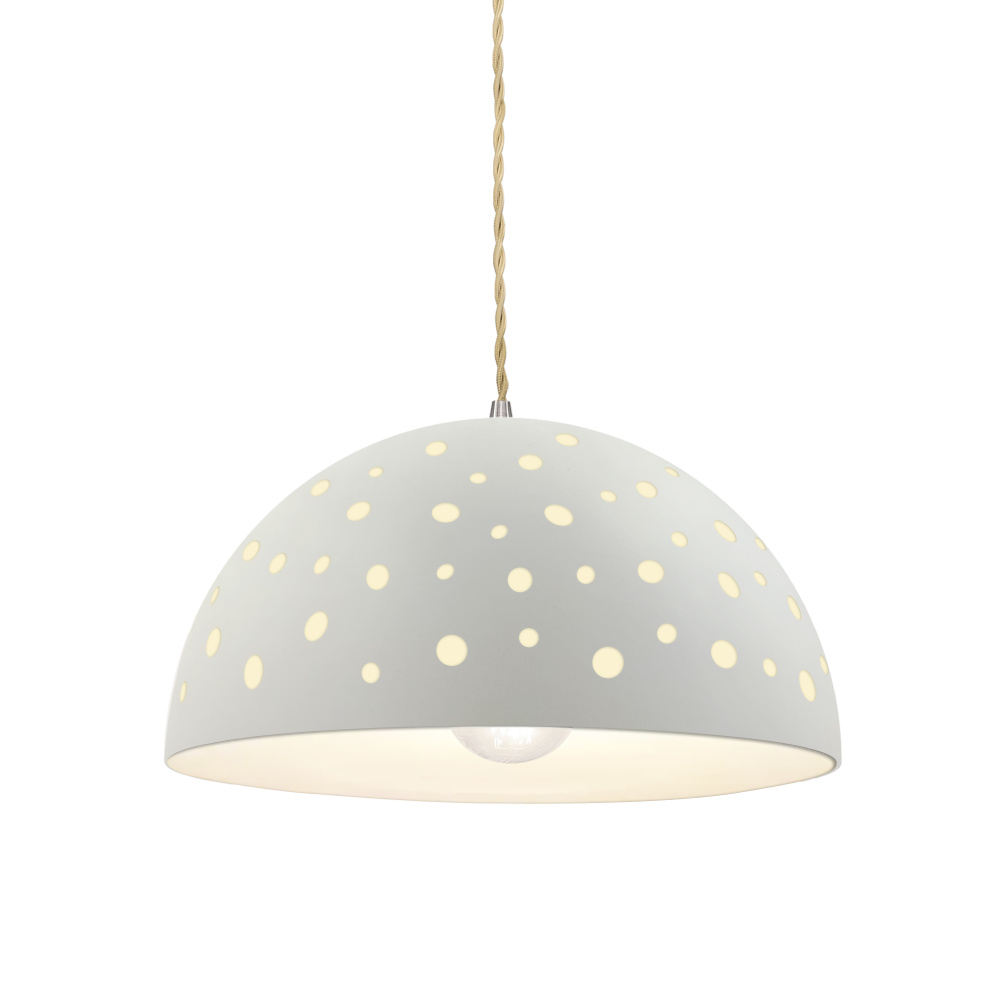 Perforated Dome 1-Light Pendant