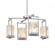 Justice Design Group ALR-7510W-NCKL - Laguna 4-Light LED Outdoor Chandelier