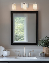 Justice Design Group ALR-8443-10-NCKL - Era 3-Light Bath Bar