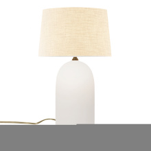 Justice Design Group CER-2565-BIS-CREM - Tall Kava Portable w/ Fabric Shade