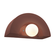 Justice Design Group CER-3020-CLAY - Crescent Wall Sconce