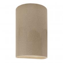 Justice Design Group CER-5260W-CKS - Large ADA Cylinder - Closed Top (Outdoor)