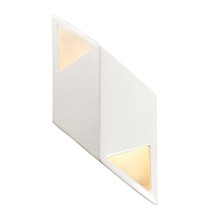 Justice Design Group CER-5835-CRNI - Small ADA Rhomboid LED Wall Sconce