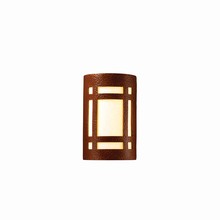 Justice Design Group CER-7485-HMCP - Small Craftsman Window - Open Top & Bottom