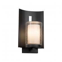 Justice Design Group CLD-7591W-10-MBLK - Embark 1-Light Outdoor Wall Sconce