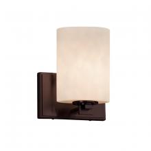 Justice Design Group CLD-8441-10-DBRZ - Era 1-Light Wall Sconce