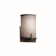 Justice Design Group FAB-5531-GRAY-DBRZ - Century ADA 1-Light Wall Sconce