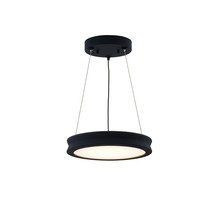 Justice Design Group FSN-4190-OPAL-MBTX - Bevel 8.5" LED Pendant