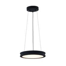 Justice Design Group FSN-4192-OPAL-MBTX - Bevel 16" LED Pendant