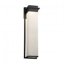 Justice Design Group FSN-7545W-WEVE-MBLK - Pacific 24" LED Outdoor Wall Sconce