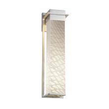 Justice Design Group FSN-7545W-WEVE-NCKL - Pacific 24" LED Outdoor Wall Sconce