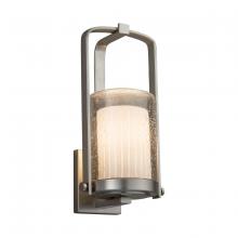Justice Design Group FSN-7581W-10-RBON-NCKL - Atlantic Small Outdoor Wall Sconce