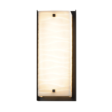 Justice Design Group PNA-7652W-WAVE-MBLK - Carmel ADA LED Outdoor Wall Sconce