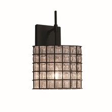Justice Design Group WGL-8417-30-GRCB-MBLK - Union ADA 1-Light Wall Sconce