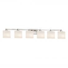 Justice Design Group FSN-8436-30-OPAL-NCKL - Regency 6-Light Bath Bar