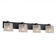 Justice Design Group FSN-8924-30-SEED-MBLK-LED4-2800 - Modular 4-Light LED Bath Bar