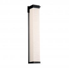 Justice Design Group PNA-7547W-WAVE-MBLK - Pacific 48" LED Outdoor Wall Sconce