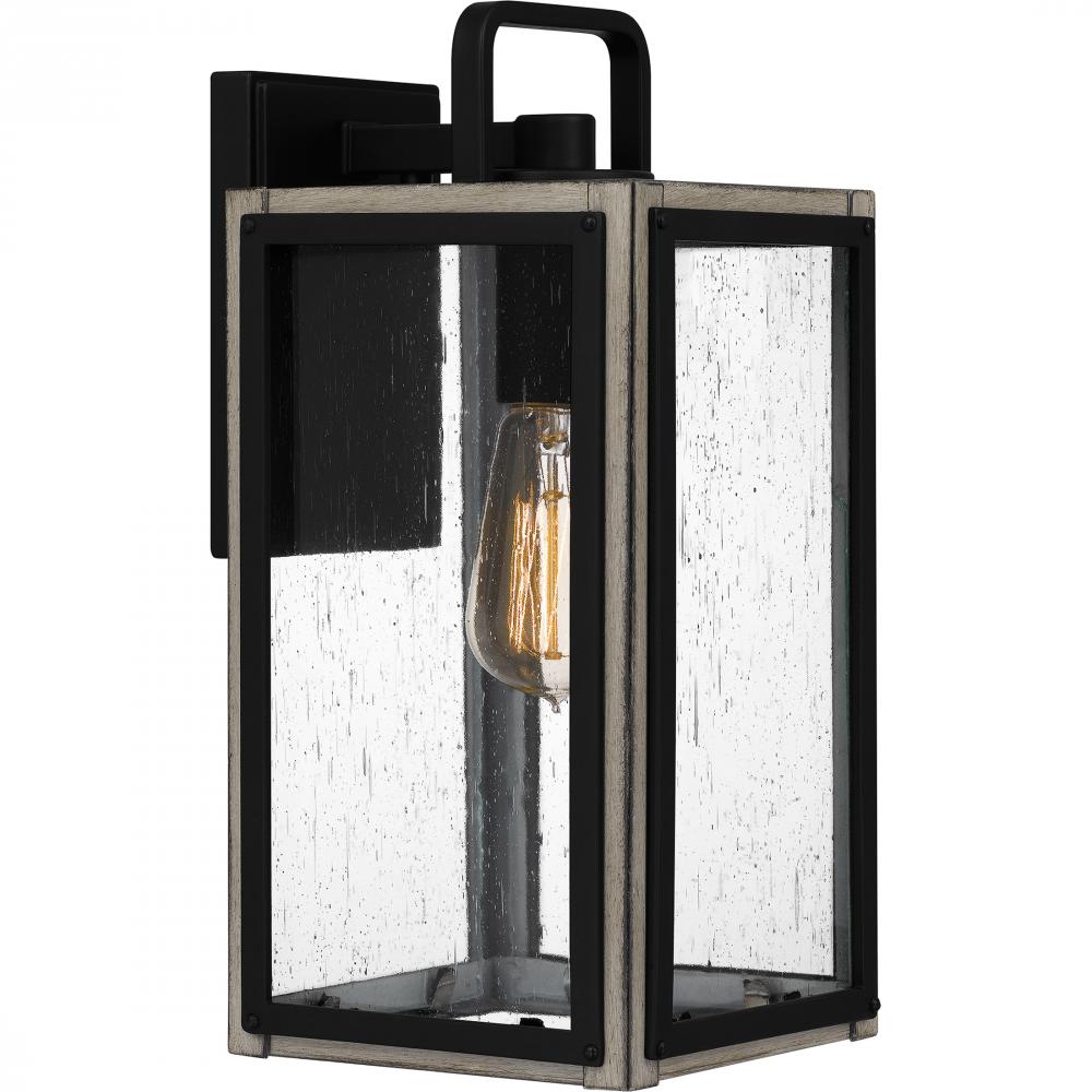 Bramshaw 1-Light Matte Black Outdoor Wall Lantern