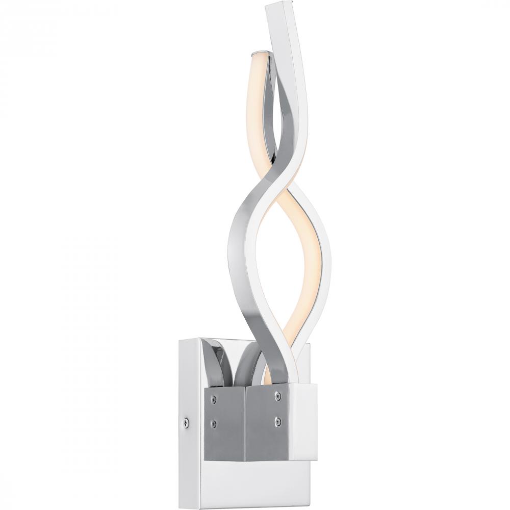 Isadora Integrated LED Polished Chrome Wall Sconce