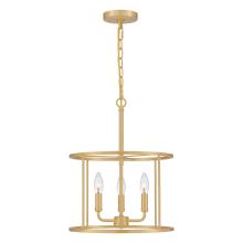 Quoizel ABR2814AB - Abner 3-Light Aged Brass Pendant Light