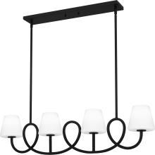 Quoizel ATK440MBK - Atkins 4-Light Matte Black Island Light