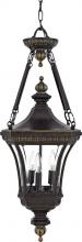 Quoizel DE1490IB - Devon 3-Light Imperial Bronze Outdoor Hanging Lantern