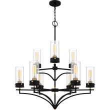 Quoizel HLS5031MBK - Hillside 9-Light Matte Black Chandelier